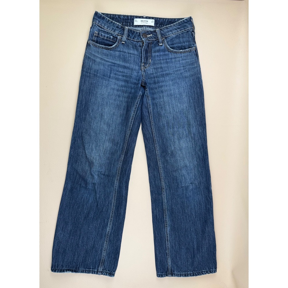 Y2K Streetwear Baggy Jeans‎ Low Rise Wide Leg 00R Hollister